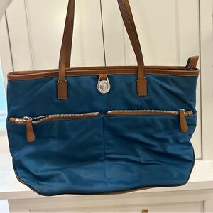 Michael Kors Blue Tote Bag